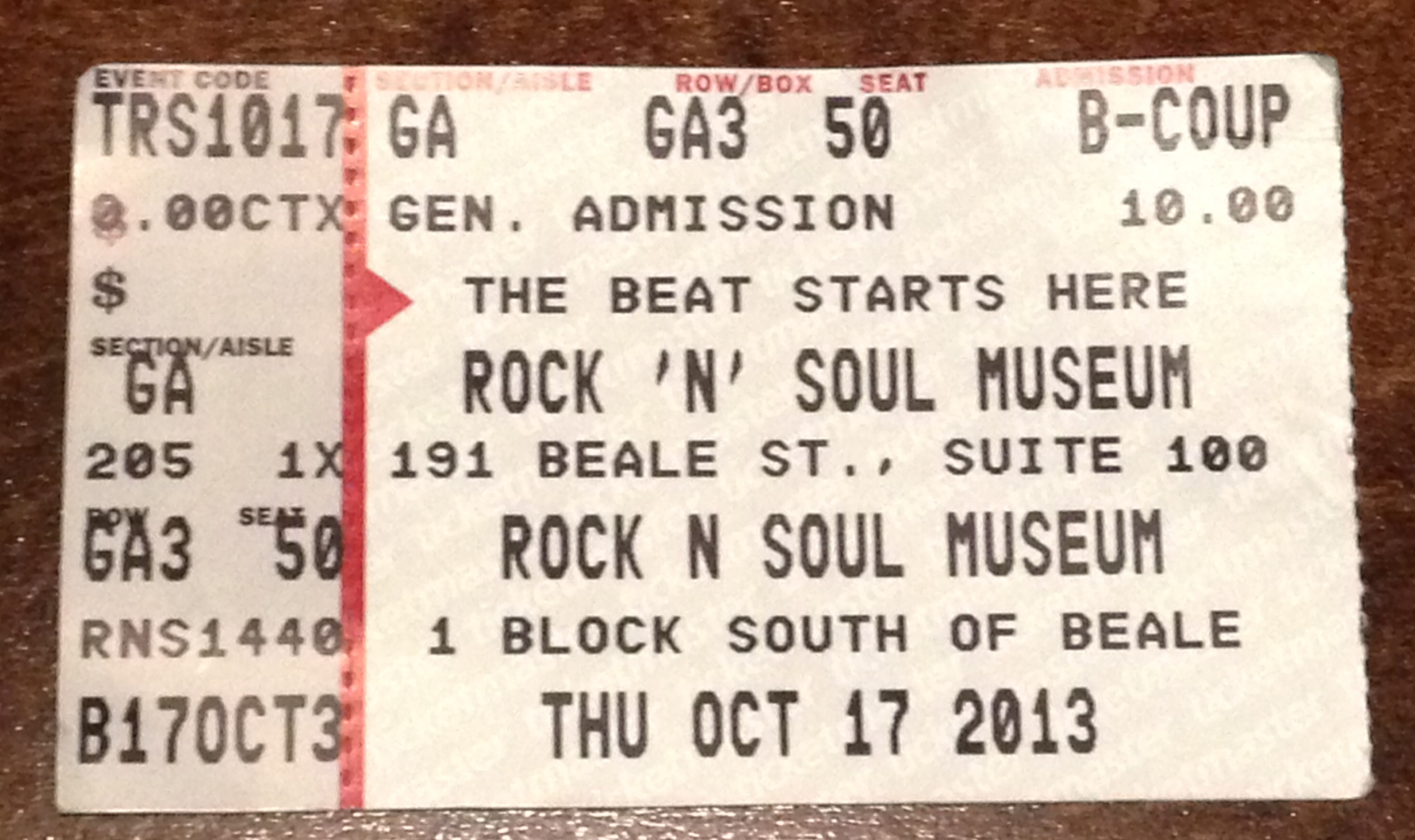 Rock and Soul Museum Ticket