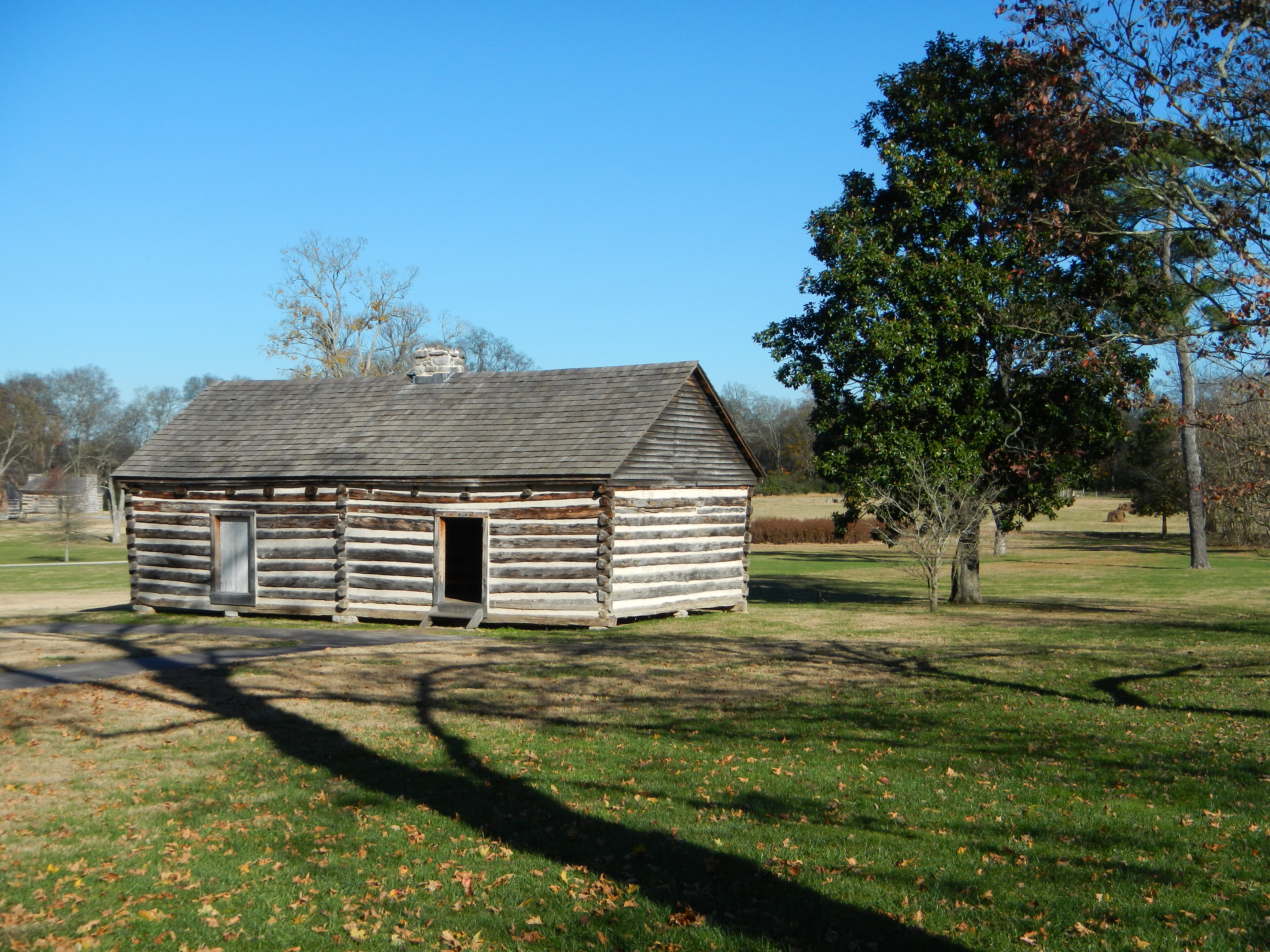 Alfred's Cabin.  One of the longest serving slaves owned by Jackson.  He stayed on after the property setup as a tourist location, working as a guide until his death.