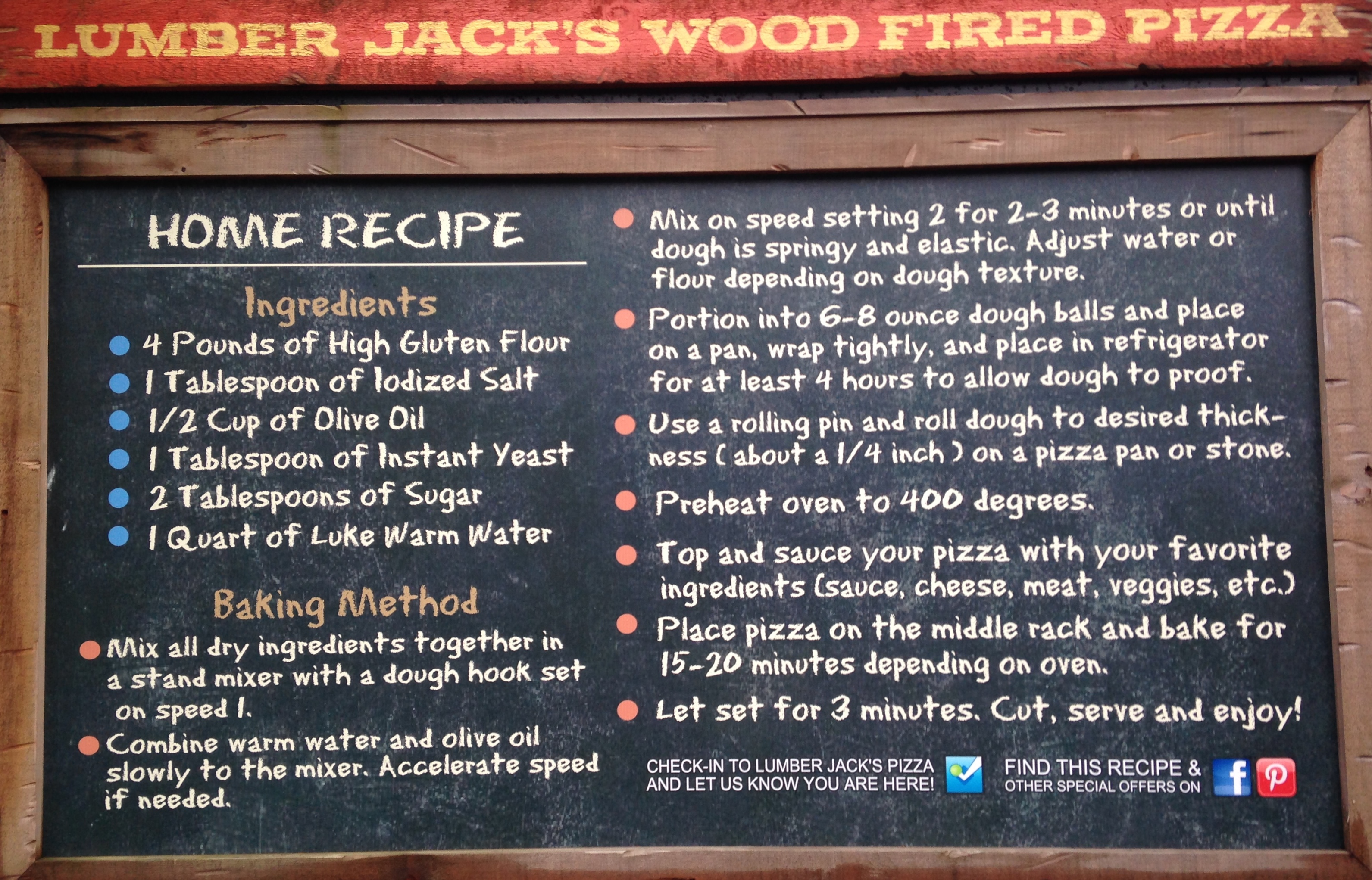 Dollywood - Pizza Recipe - Pigeon Forge