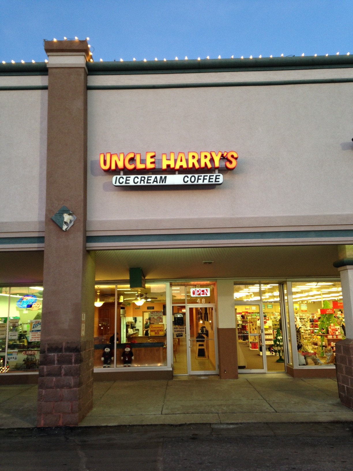 Uncle Harry's Ice Cream - Addison, IL.  Our favorite ice cream place!