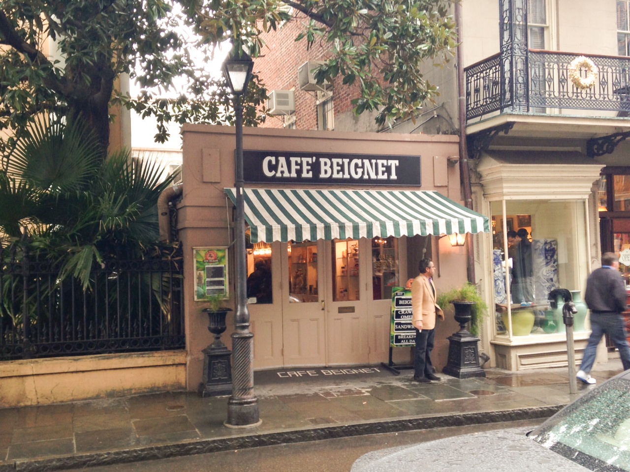Cafe Beignet - the one on Royal Street.
