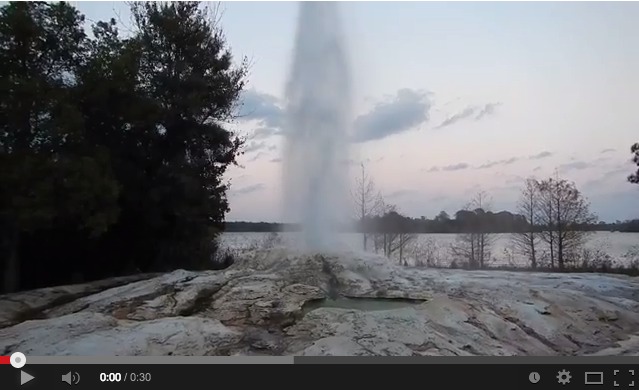 Click image to view Fire Rock Geyser video.