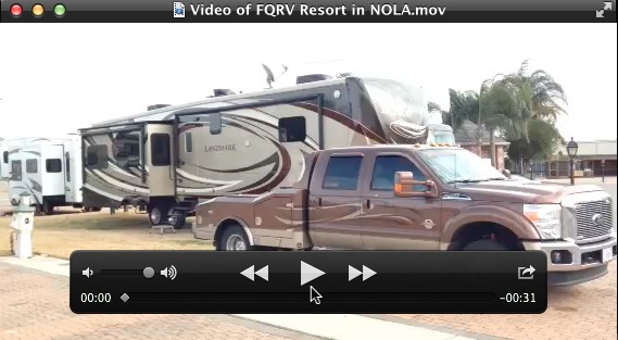 Click image above to play video I took here at the French Quarter RV Resort