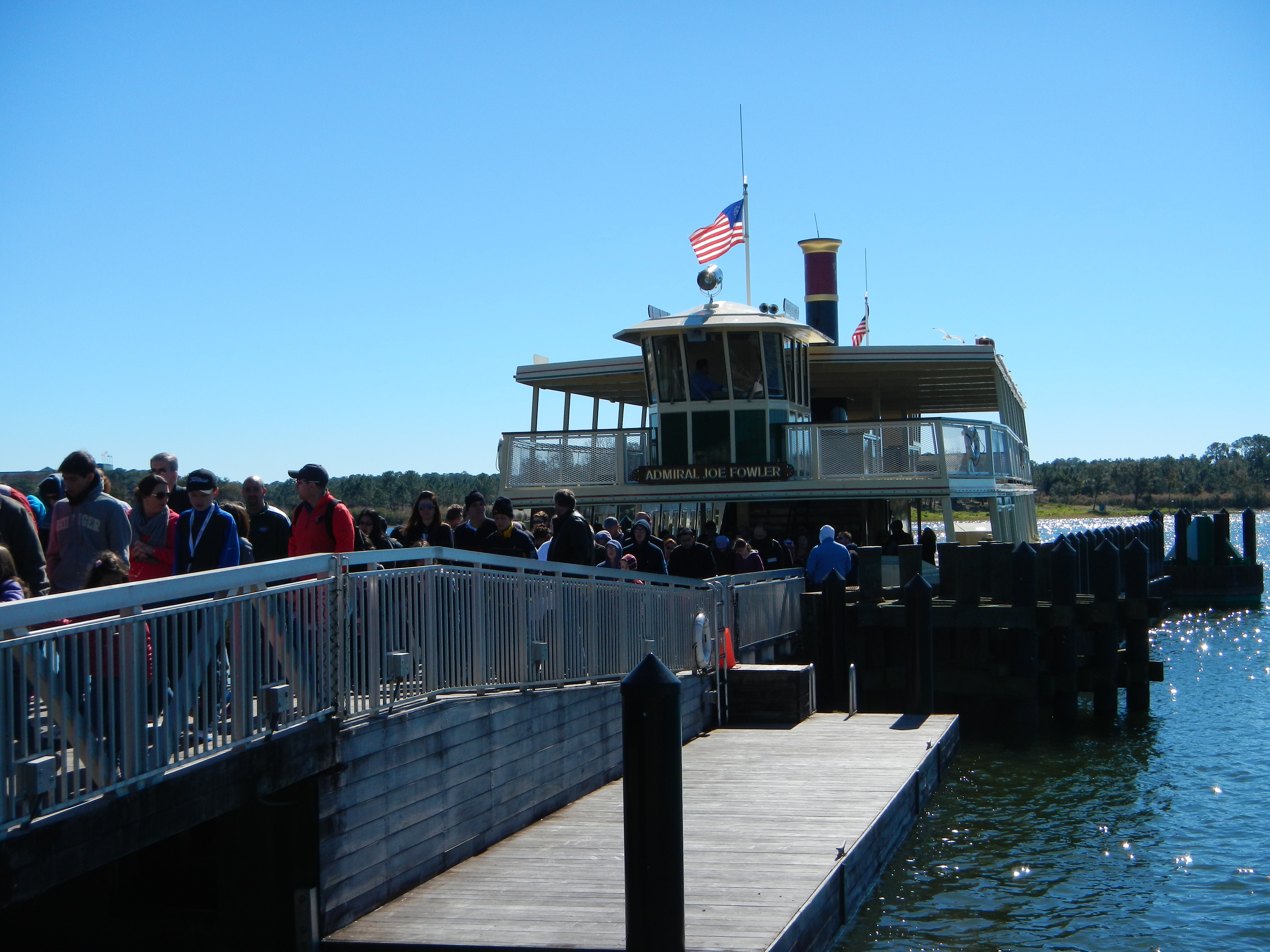 Ferry from Magic Kingdom to Disney Transportation Center