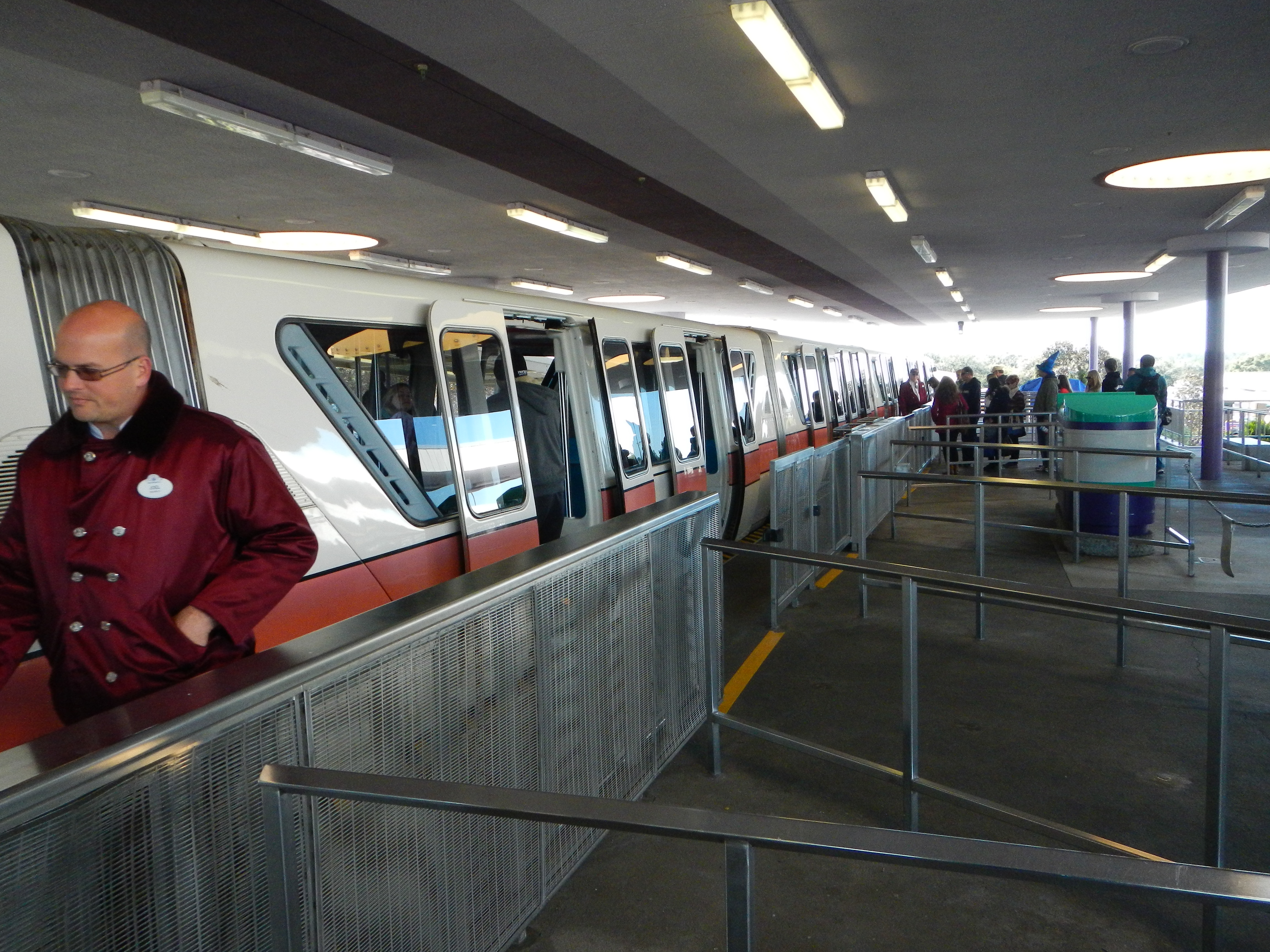 Monorail at Disney Transportation Center to Epcot