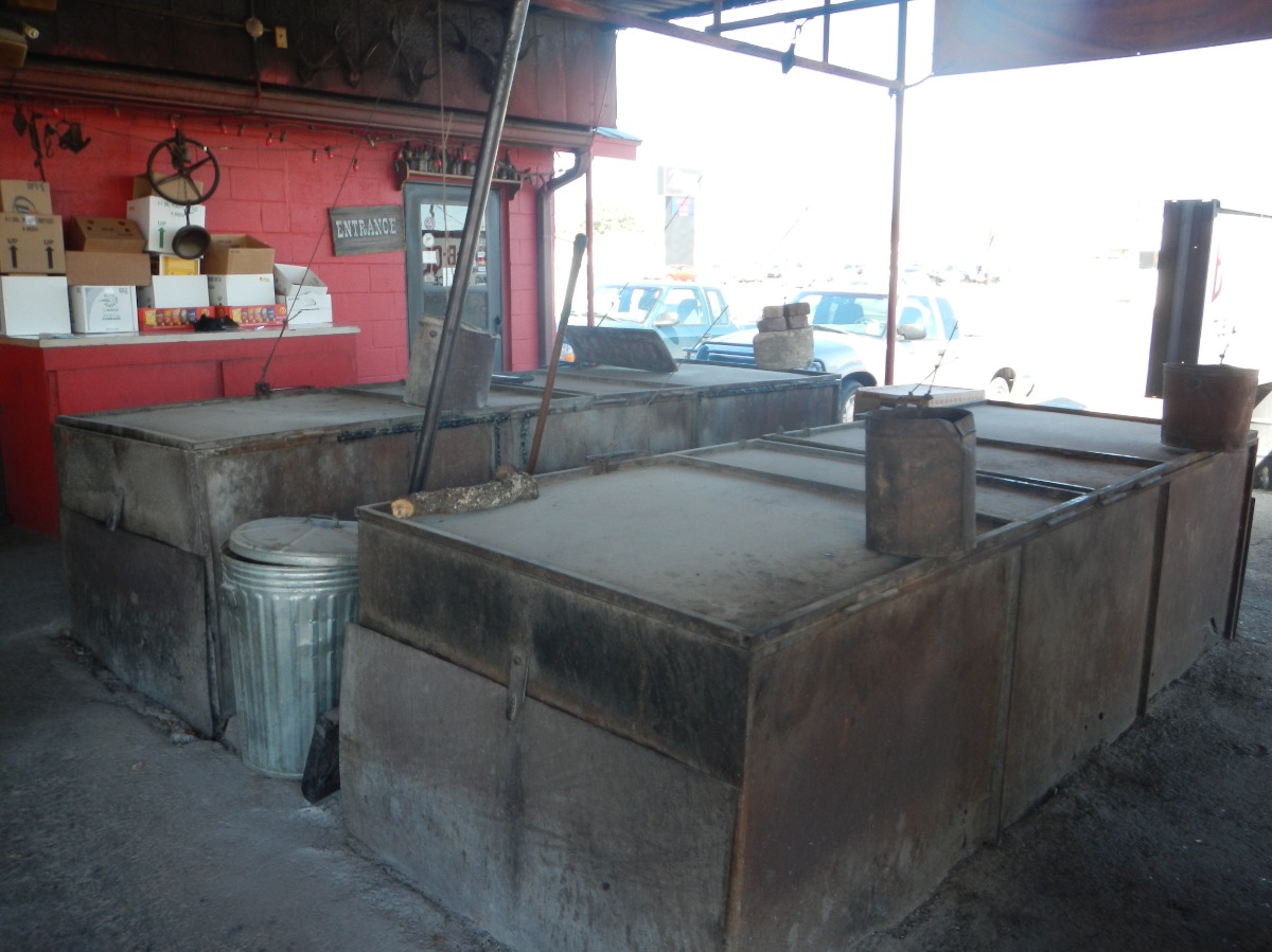 The cookers they use to finish cooking the briskets and such, after smoking them.