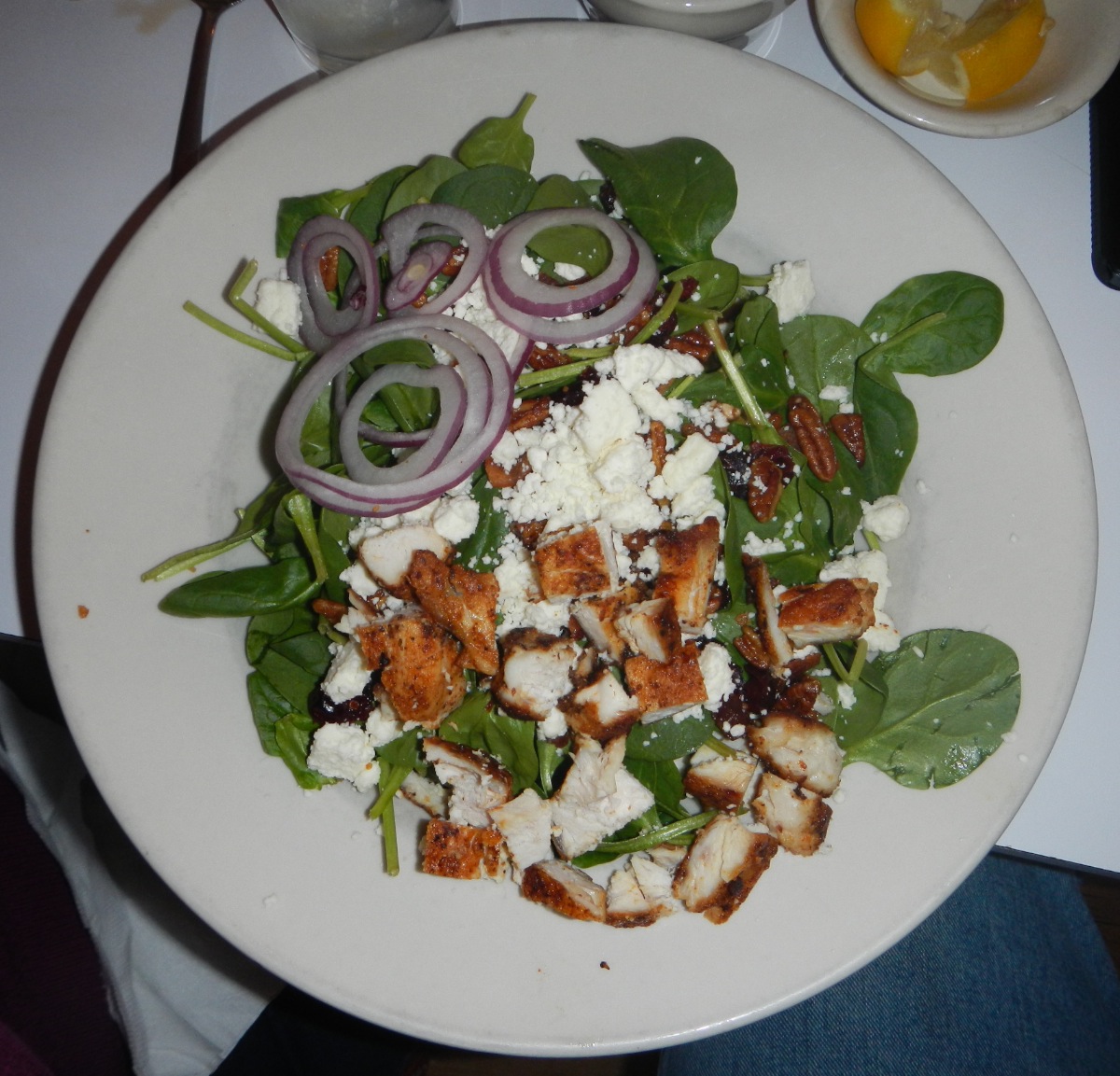 Sunset Grill - Spinach-Chicken Salad 16