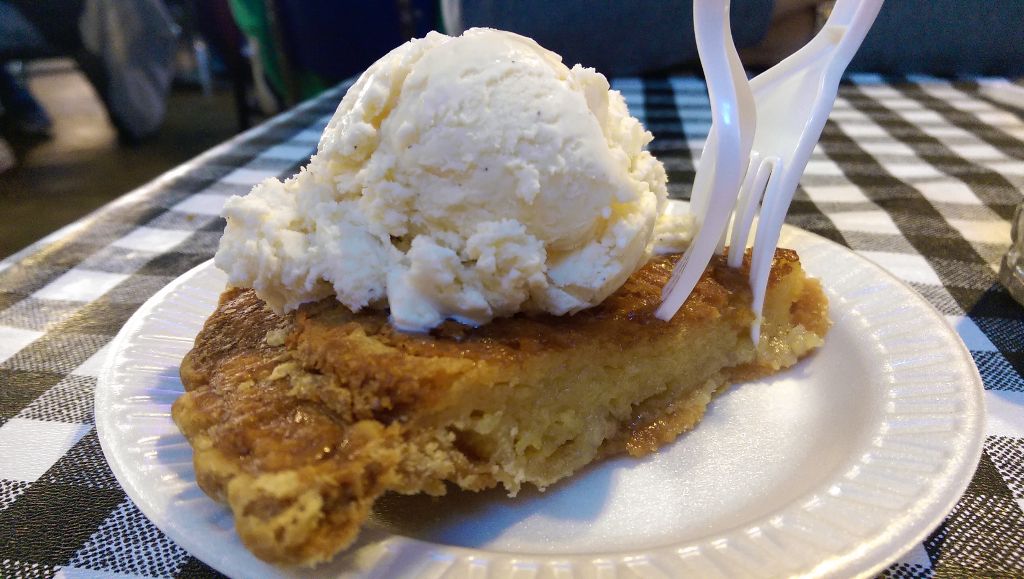 We split a piece of Chess Pie for dessert.  First time having Chess Pie for me.  It was "okay".  Should have had the Pecan Pie :)