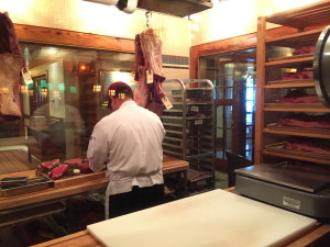 Butcher Cutting Steaks